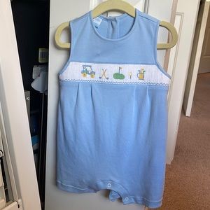 Petit bebe’ shortall purchased from Beaufort Bonnet Company